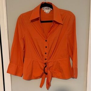 Carlisle Women's Vibrant Orange Blouse